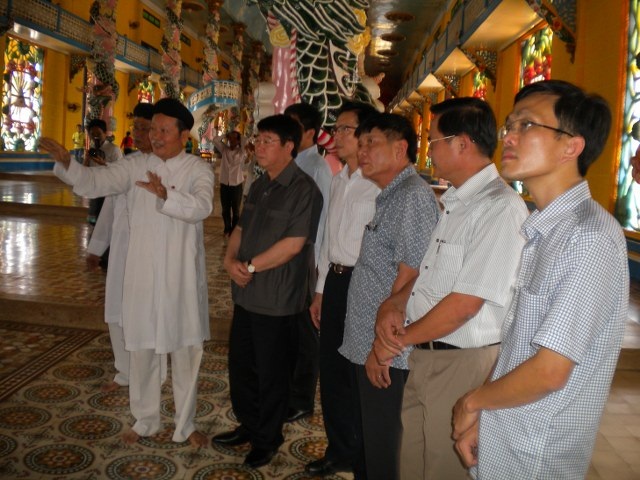 Deputy Minister of Public Security visits Caodai Tay Ninh Church